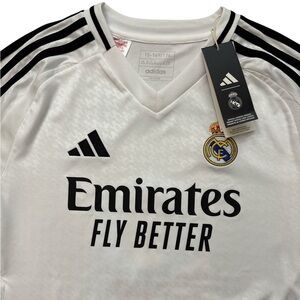 Mbappe Real Madrid Jersey Home Futbol Soccer 2024 Adidas Youth XL 15-16YRS NWT’S